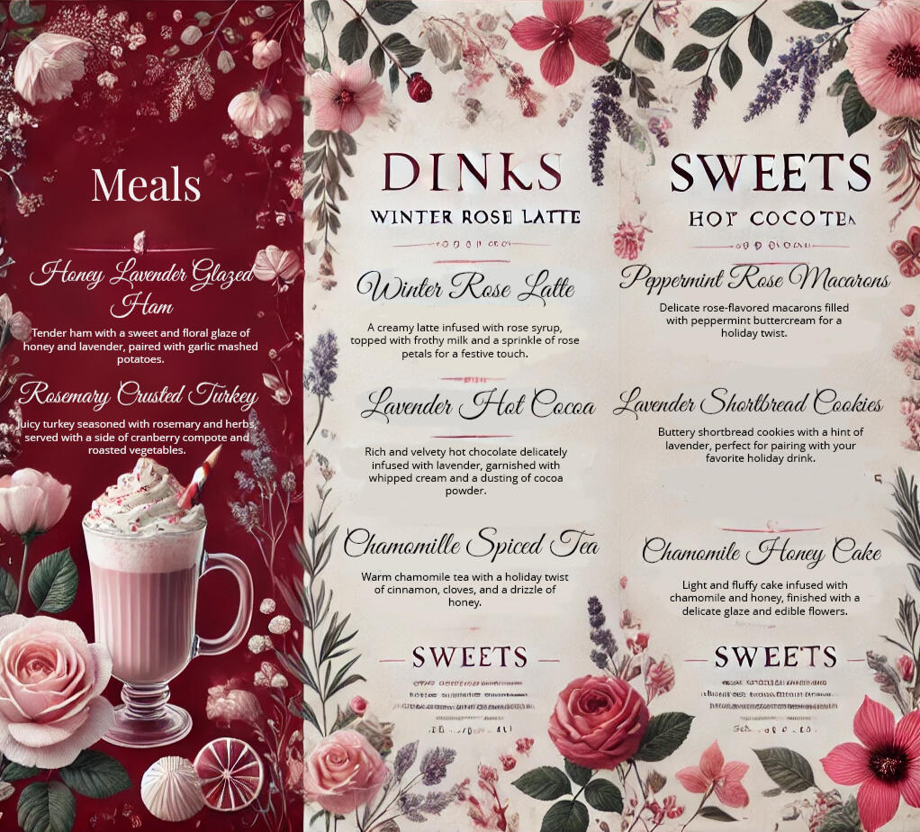 Holiday Menu