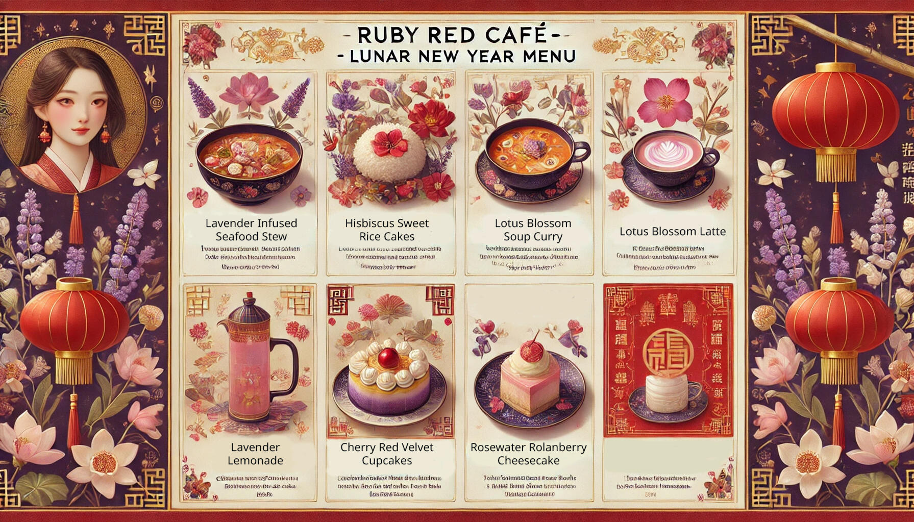 Lunar New Year's Menu